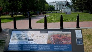 white house enslaved people plaque