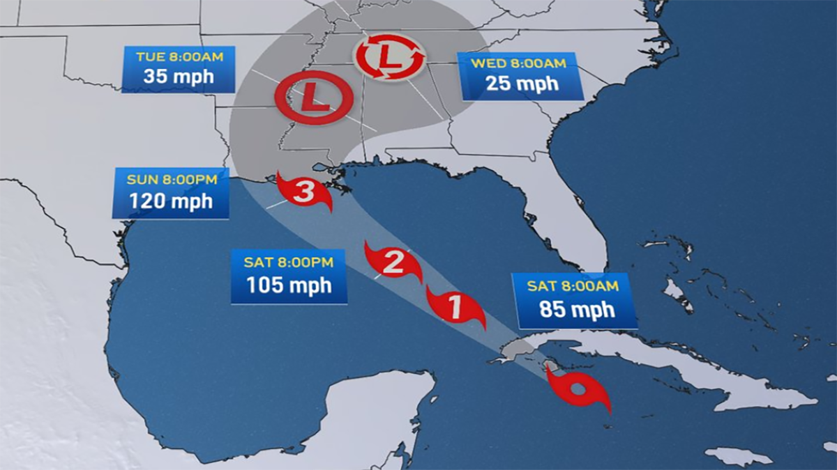 Ida Aims to Hit New Orleans on Hurricane Katrina Anniversary – NBC4 Washington - Vimarsana News