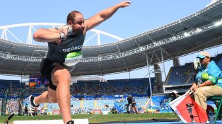 Georgia's Benik Abrahamyan, seen competing in Rio de Janeiro in 2016.