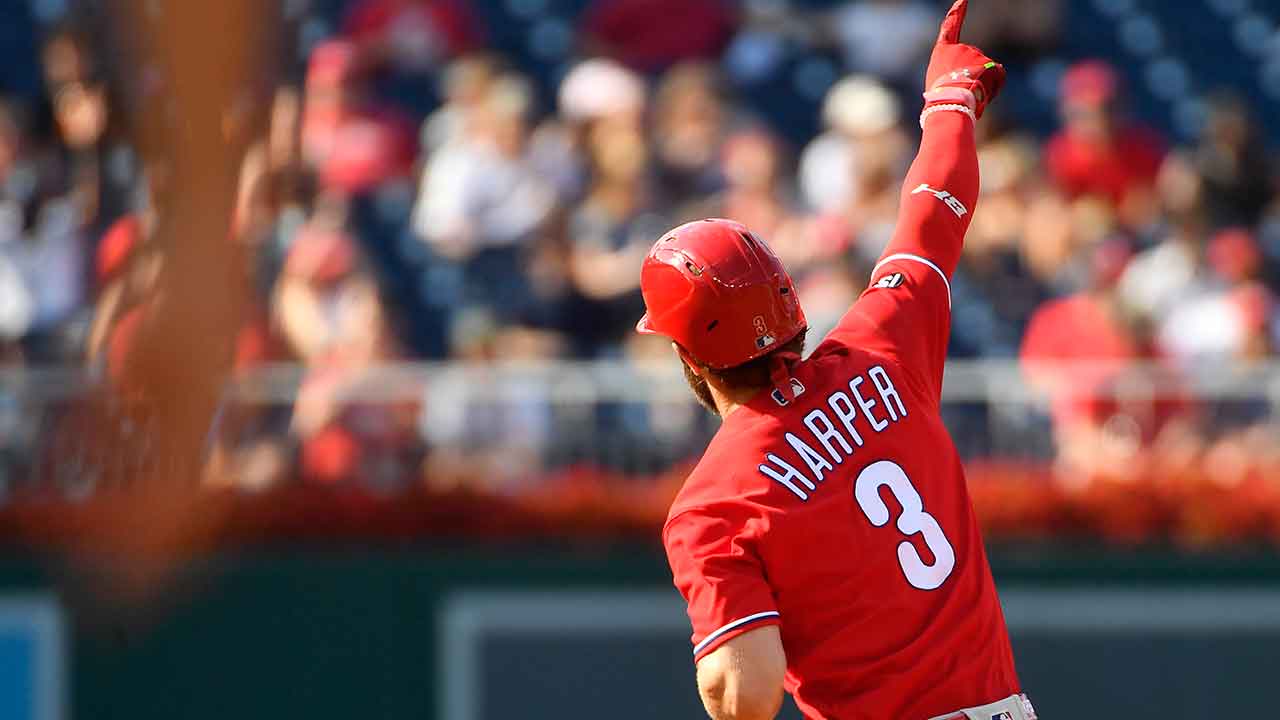 Phillies Sweep Nationals as Bryce Harper Leaps Into MVP Conversation
