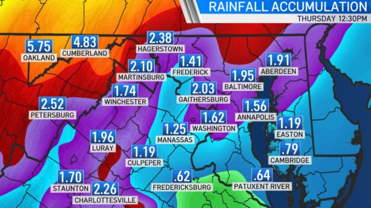 Flash Flood Watch in Effect; Ida Remnants to Drench DC This Week – NBC4 ...