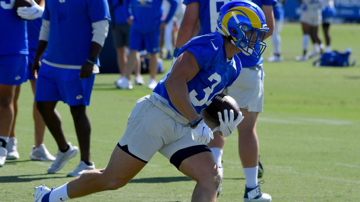 Former Maryland RB Jake Funk Makes Presence Felt in Rams Former Maryland RB Jake Funk Makes Presence Felt in Rams