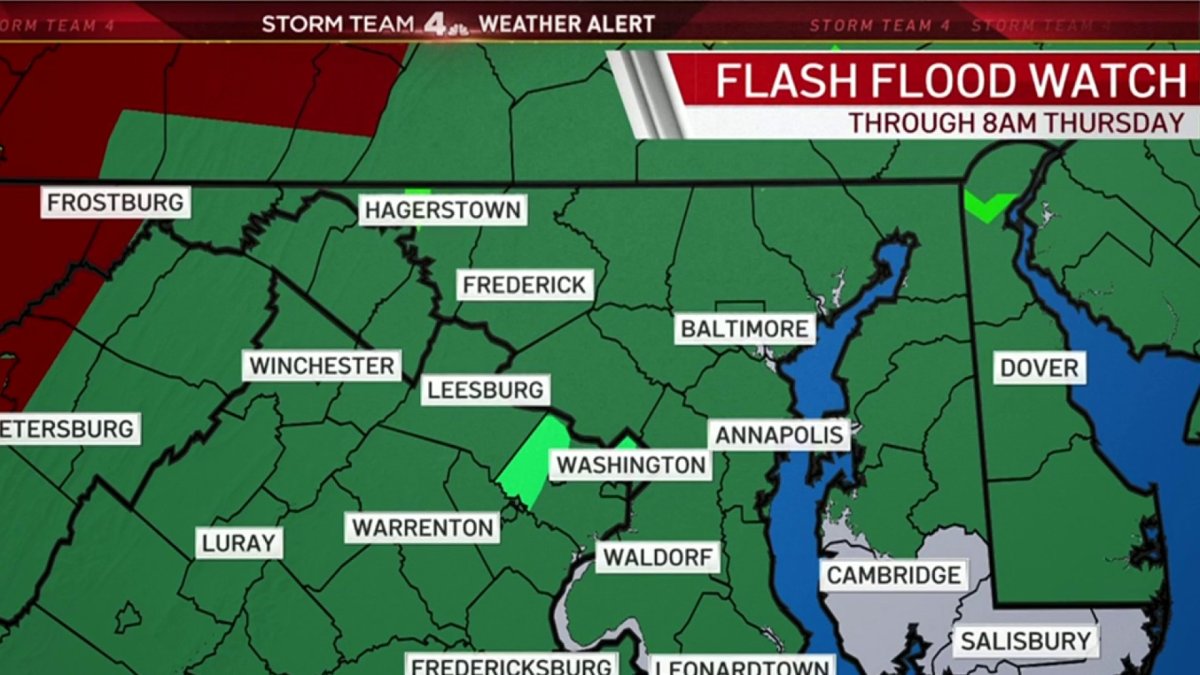 Midday Weather, Sept. 1 NBC4 Washington