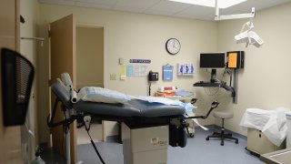 An exam room sits empty in the Planned Parenthood Reproductive Health Services Center on May 28, 2019 in St Louis, Missouri.