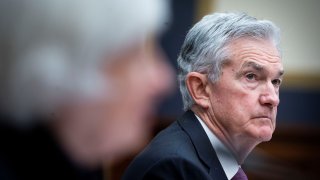 Federal Reserve Chairman Jerome Powell attends the House Financial Services Committee hearing on Capitol Hill in Washington, U.S., September 30, 2021.