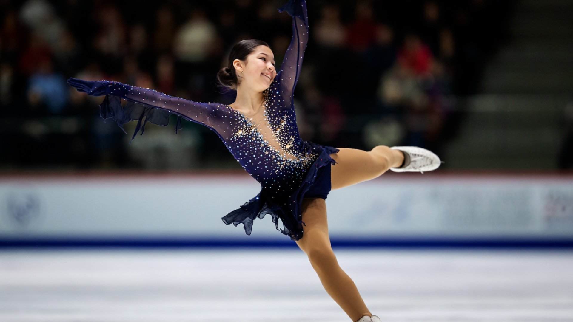 Alysa Liu during a skating event.