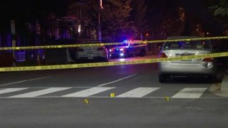 Southeast DC shooting scene on October 8