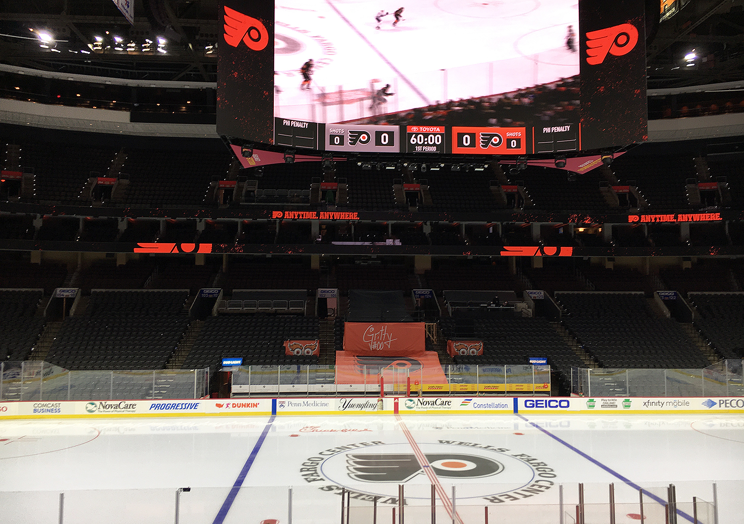 Power Outage Ends the Second Period of Flyers, Capitals Preseason Game Early