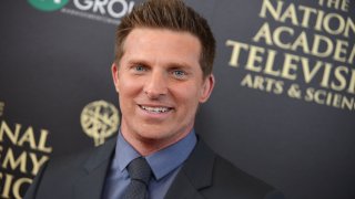 Steve Burton arrives at the 41st annual Daytime Emmy Awards at the Beverly Hilton Hotel on Sunday, June 22, 2014, in Beverly Hills, Calif.
