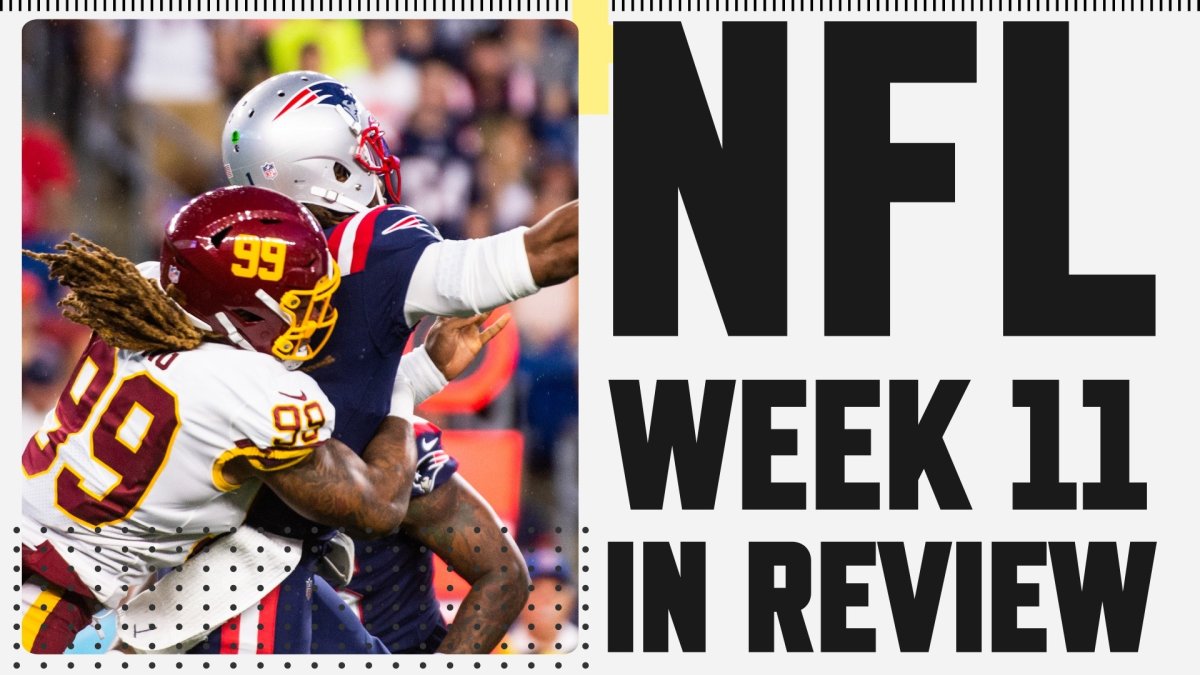 NFL Week 11 in Review: WFT Defense Scrambles Newton's Return – NBC4  Washington