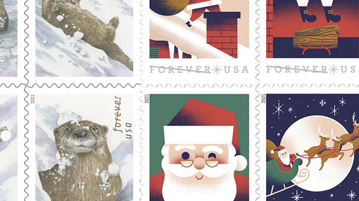 See the 2021 Holiday Postage Stamps From USPS – NBC4 Washington