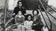 Melvin Lindsey with classmates at Howard University