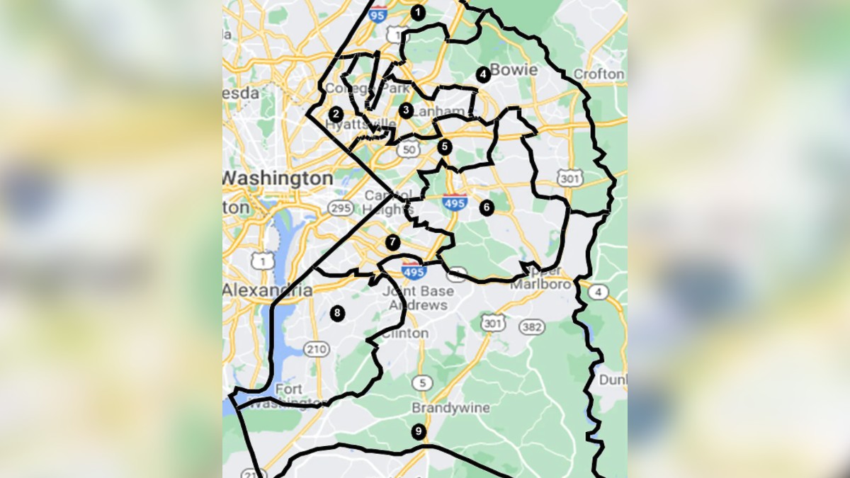 Maryland Court Of Appeals Throws Out Prince George S Redistricting Map   Prince Georges Redistricting Map 