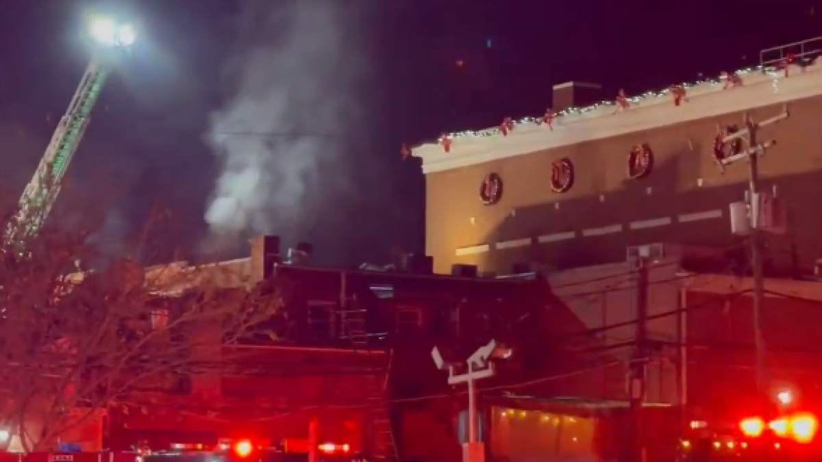 Fire Burns Through Roof of Arlington Restaurant NBC4 Washington