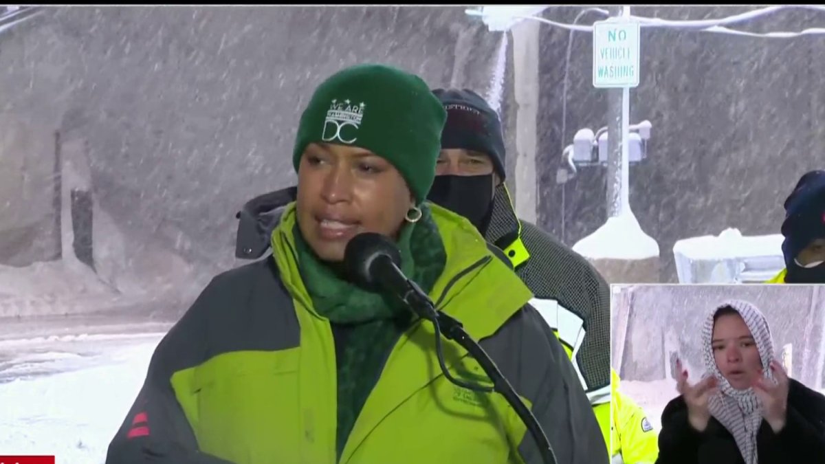 DC Mayor Muriel Bowser Declares Snow Emergency – NBC4 Washington