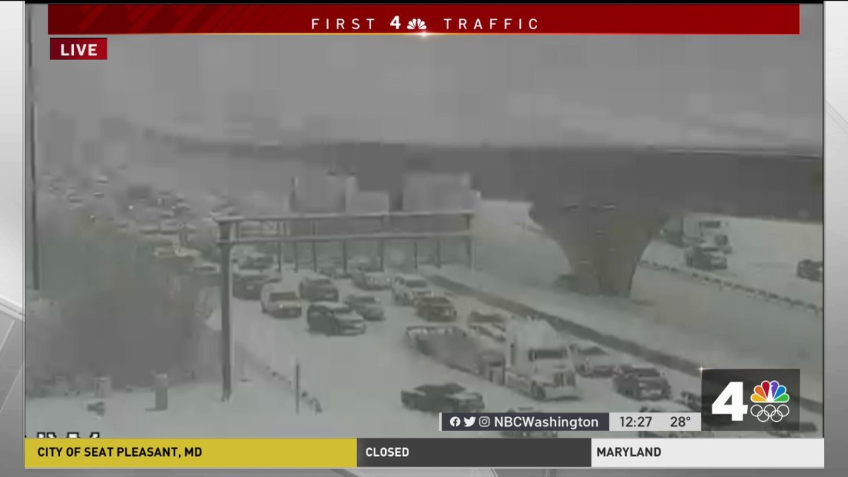 January Snowstorm Creates Traffic Nightmare on DC Area Highways – NBC4 ...