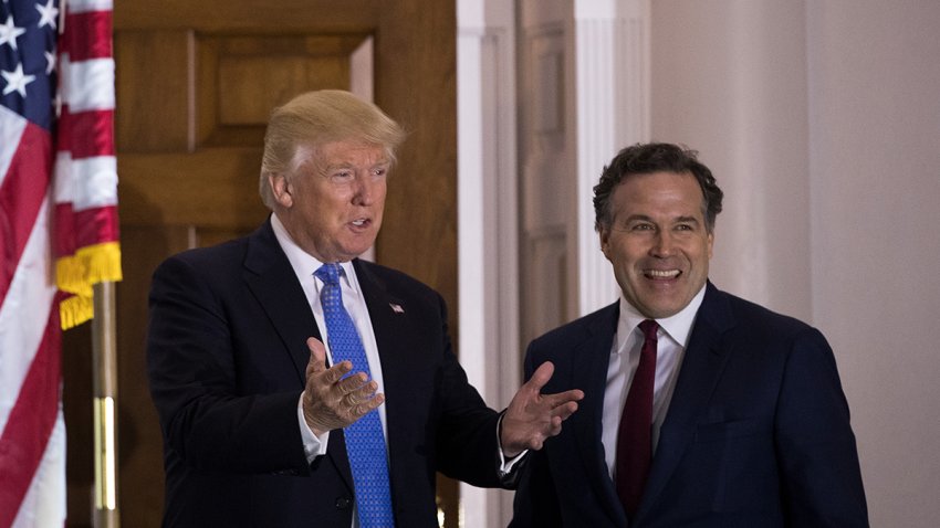 Donald Trump and David McCormick smiling in 2016