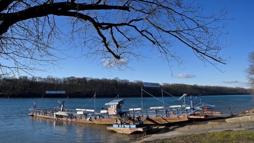 The White’s Ferry operation on the Potomac River in Dickerson, Maryland.