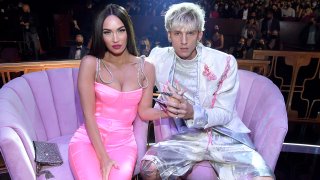 (L-R) Megan Fox and Machine Gun Kelly