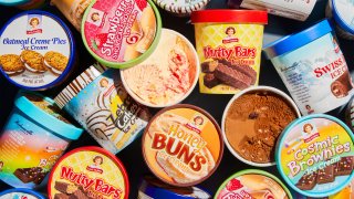 If you are a fan of the Little Debbie snacks like Nutty Bars, Oatmeal Cream Pies, Swiss Rolls or even Honey Buns... you are in for a real treat! The Hudsonville Ice Cream Company, based in Michigan just announced a big collaboration with Little Debbie.
