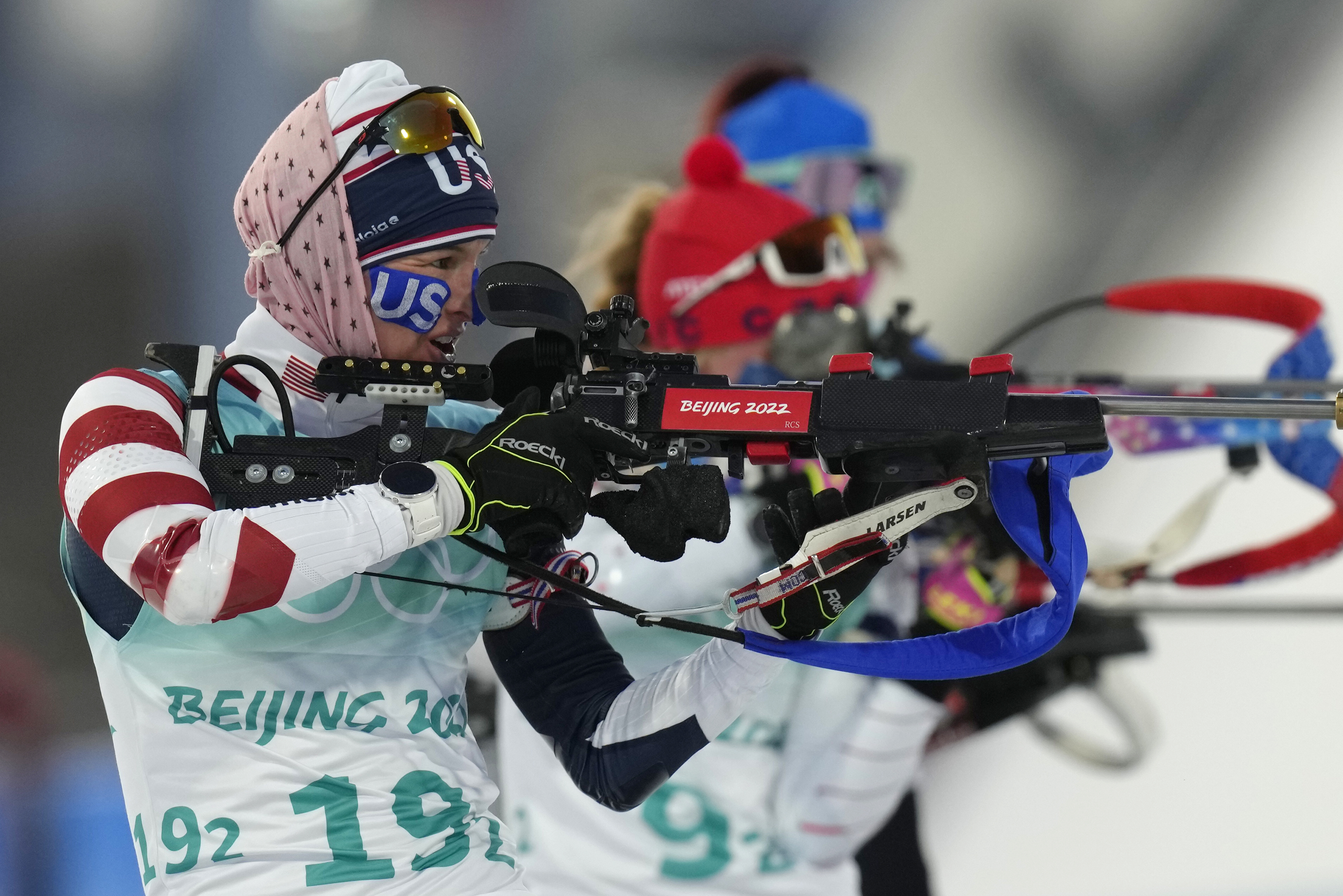 Team USA Finishes 7th in Mixed Relay Biathlon