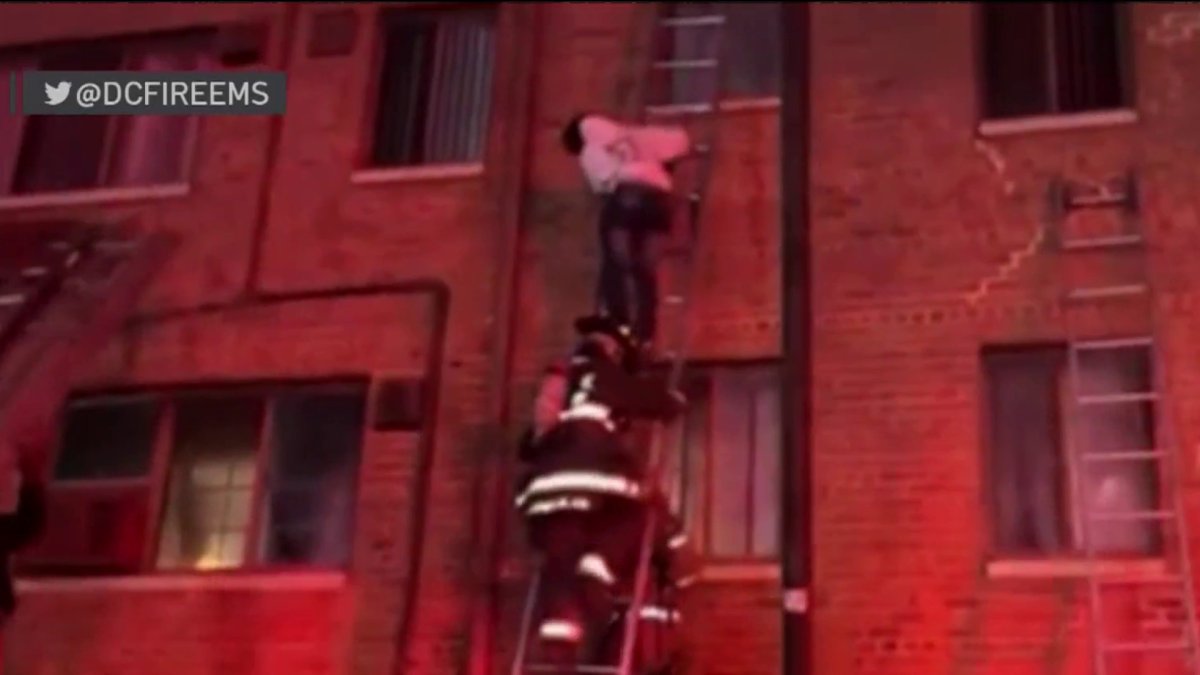 Two Adults, 3 Children Rescued From Burning Building in Southeast DC ...