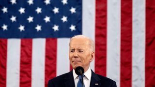 FILE - President Joe Biden speaks during a State of the Union address at the U.S. Capitol in Washington, D.C., on, March 1, 2022.