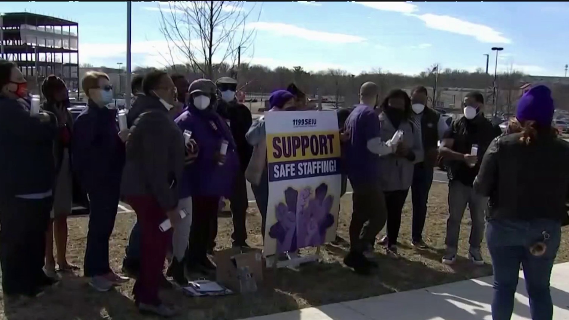 Health Care Workers Protest Staffing Shortage At UM Capital Region ...