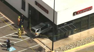 SUV crashed into a Chipotle in Woodbridge, Virginia