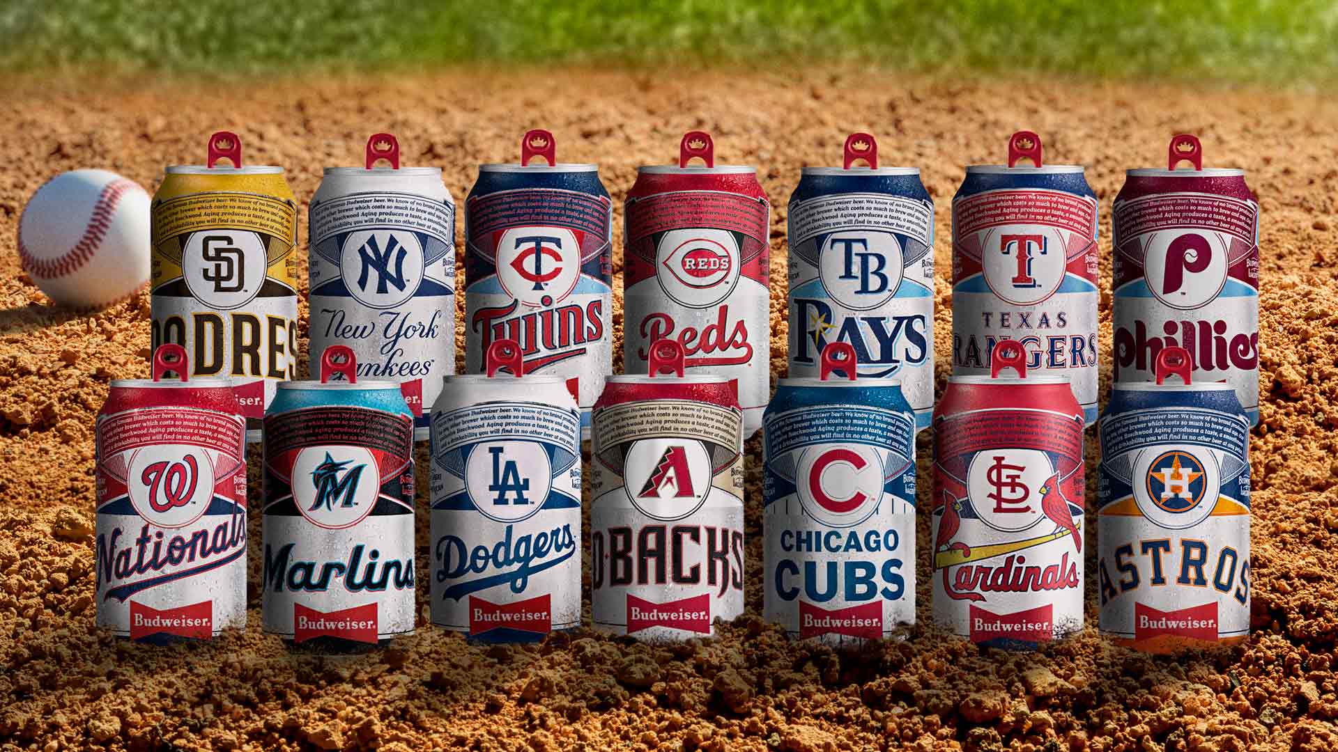 Budweiser to Release MLB Team Cans for 2022