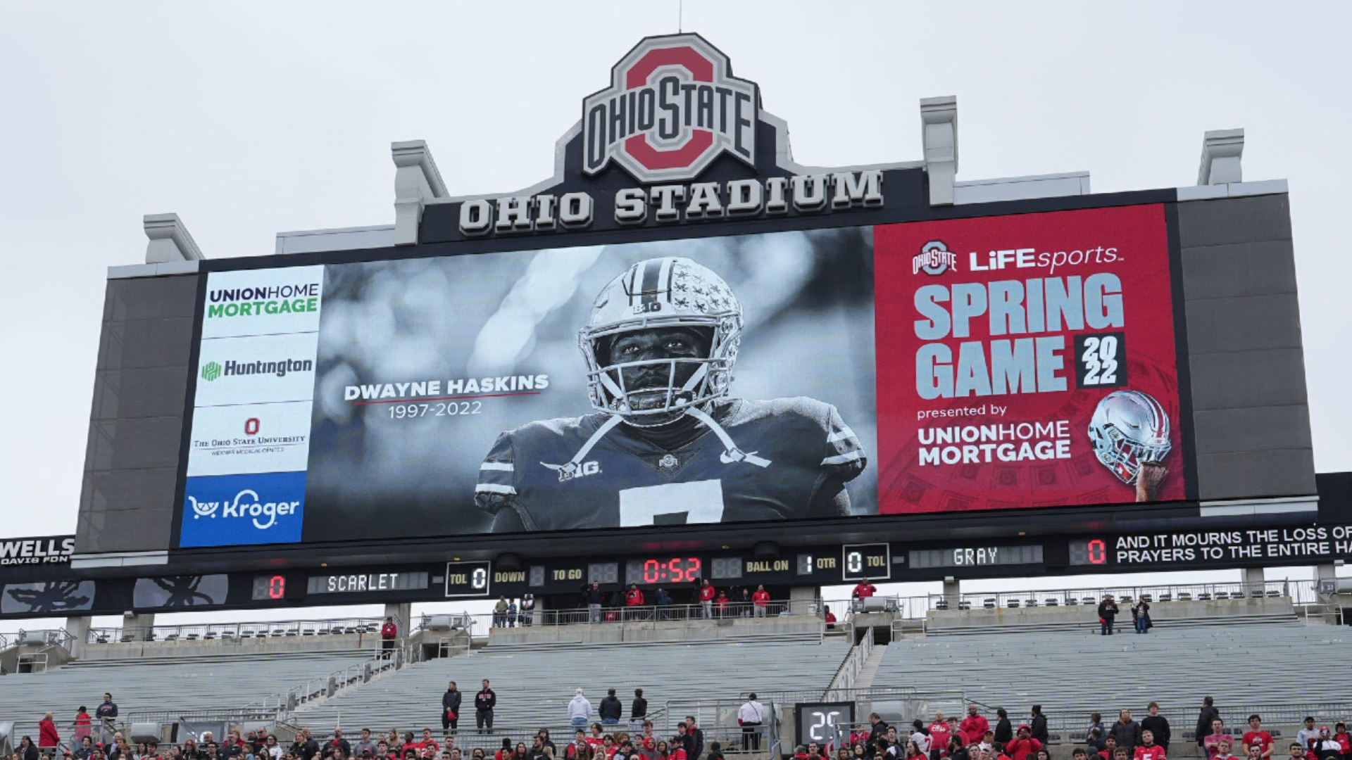 Ohio State Honors Late QB Dwayne Haskins During Spring Game