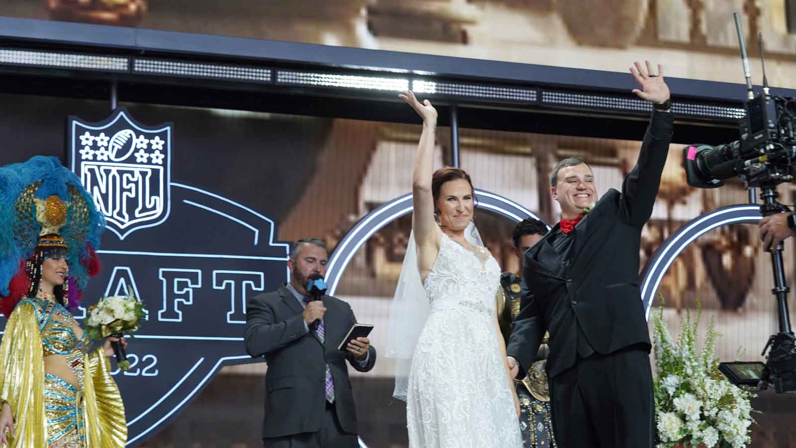 Couple Gets Married on Stage During 2022 NFL Draft
