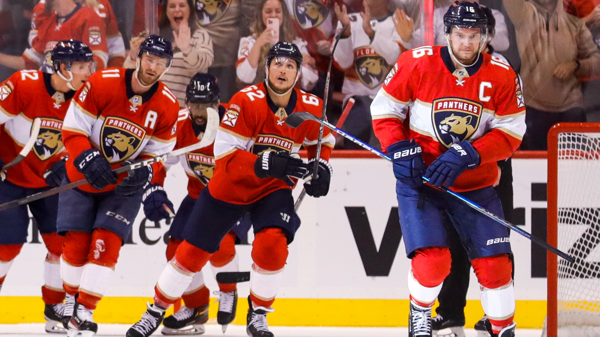 Panthers Pounce on Capitals 5-1 in Game 2 as Series Tied Heading to Washington