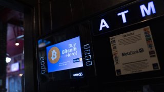 A Bitcoin automated teller machine (ATM)