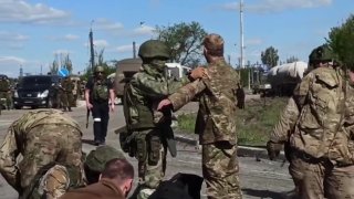 Ukrainian soldiers are being evacuated from Azovstal steel plant