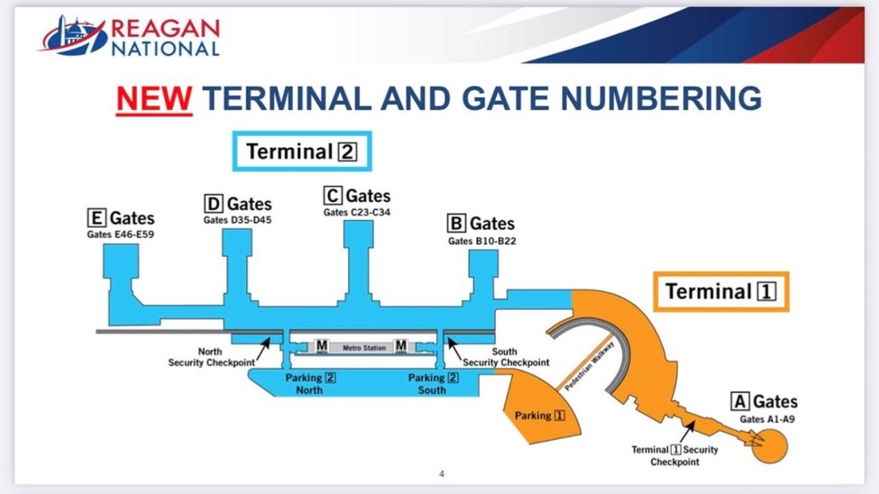 National Airport Getting New Terminal And Gate Numbering Nbc4 Washington