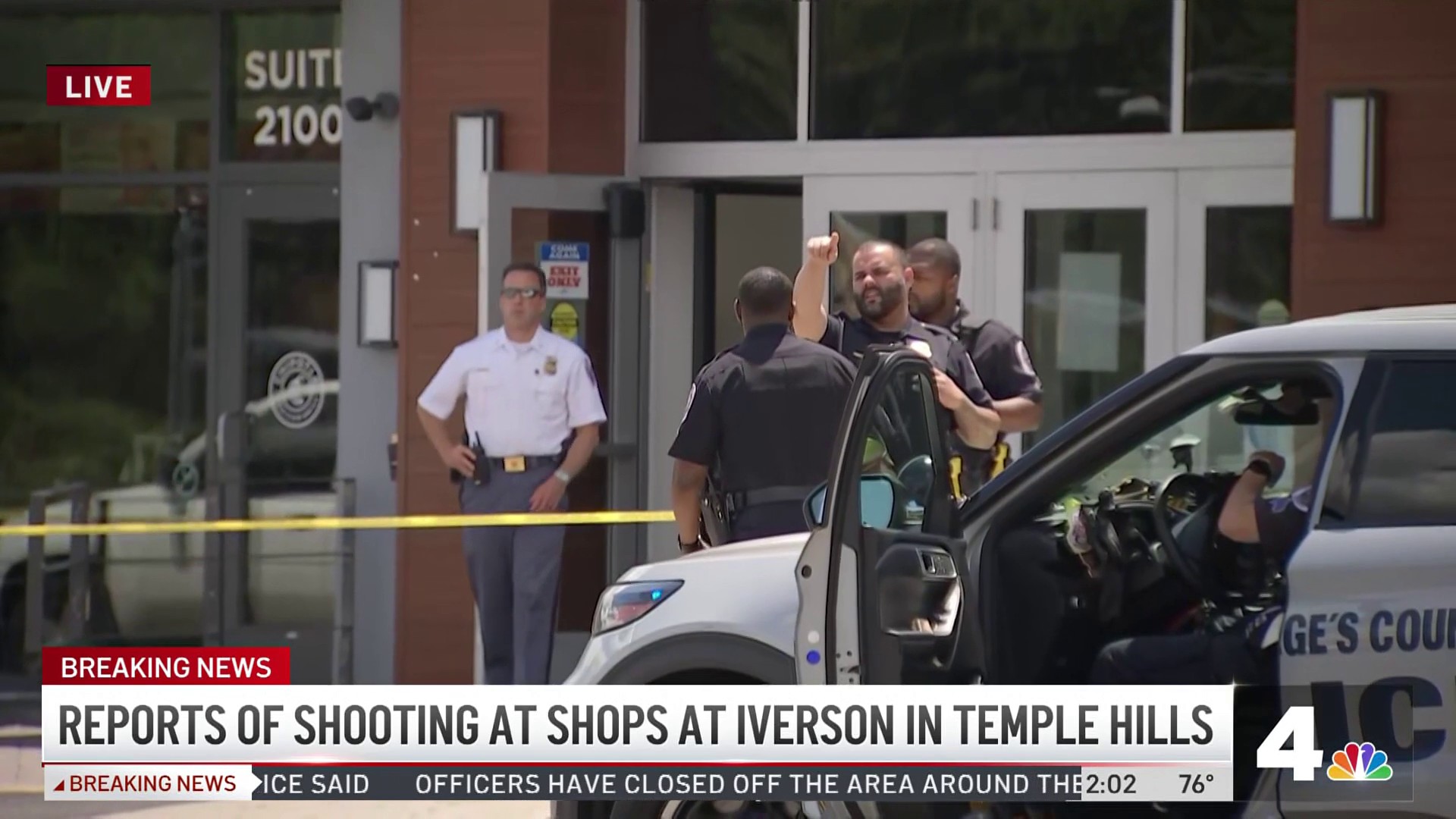 Reports of Shooting at Shops at Iverson in Temple Hills – NBC4