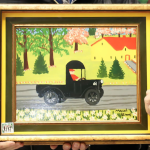 "Black Truck" by Maud Lewis, 1967.