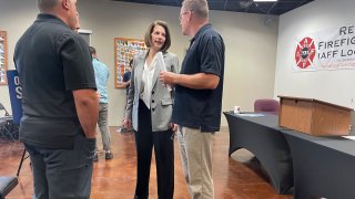 Nevada Sen. Catherine Cortez Masto attends an event