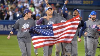 The United States won the last World Baseball Classic, which was held in 2017. (Getty Images)