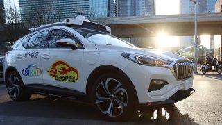 Chinese tech giant Baidu’s robotaxis have grabbed about 10% of the ride-hailing market in a Beijing suburb, the company said Tuesday