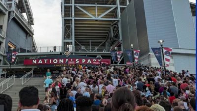 See It: Lady Gaga Fans Report Long Lines at Nationals Park Concert