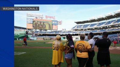 17-Year-Old Rising Baseball Star Honored at Nationals Game