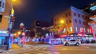 Chinatown shooting police scene
