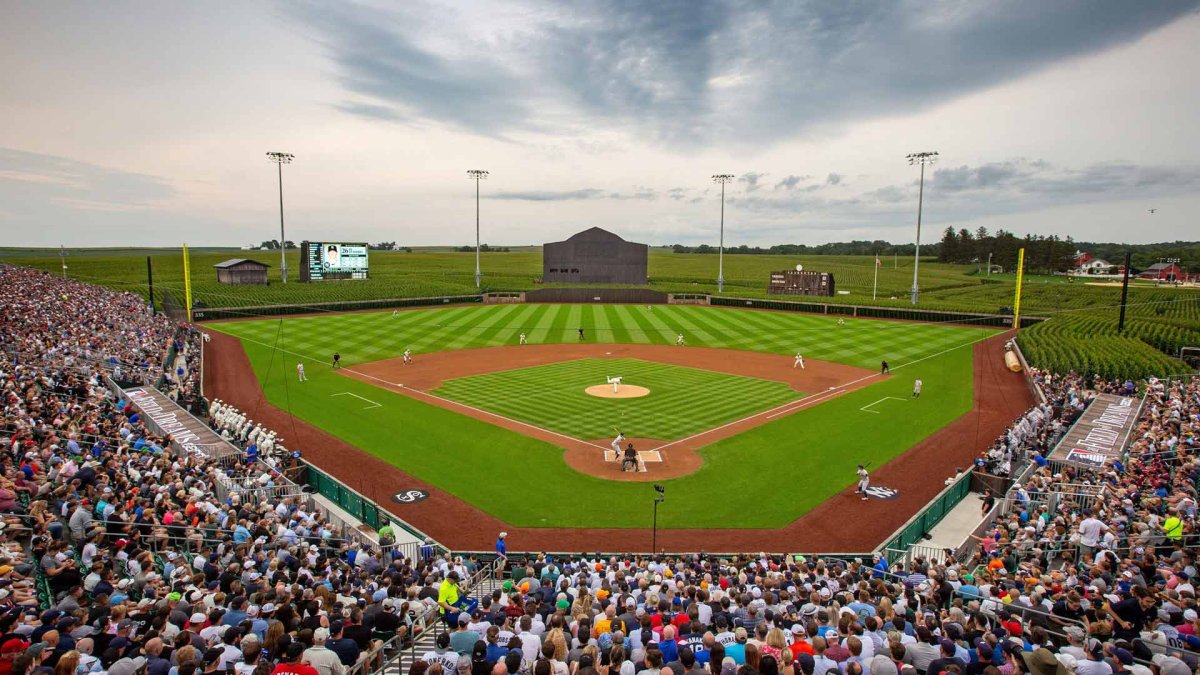 MLB unveils uniforms for Field of Dreams game in Iowa