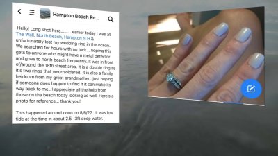 Woman Reunited With Ring She Lost at the Beach Thanks to Facebook Post