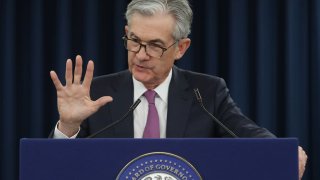 Federal Reserve Board Chairman Jerome Powell speaks during a news conference on May 1, 2019 in Washington, DC.