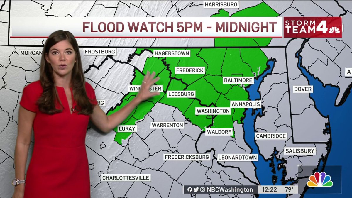 DC Area Under Flood Watch Monday: News4 Update – NBC4 Washington