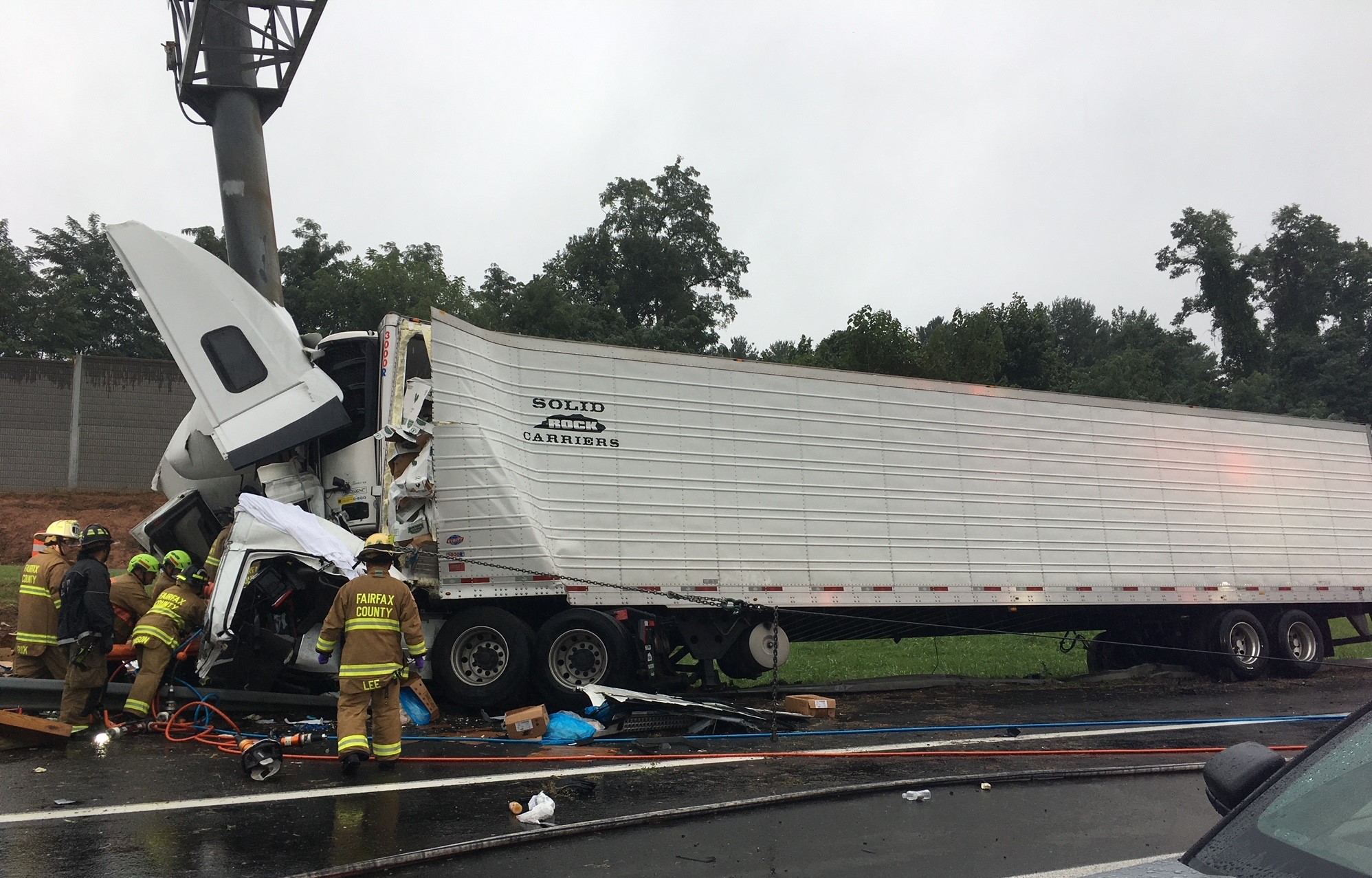 Tractor-Trailer Driver Killed In I-495 Crash – NBC4 Washington