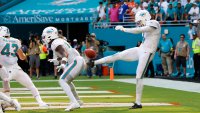 WATCH: Miami Dolphins Block Own Kick With ‘Butt Punt' Vs. Buffalo Bills